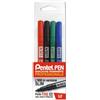 Pentel Marcatore permanente Pentel N50S colori assortiti punta tonda 3,18 mm (conf. 4)
