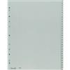 Elba Divisori numerici per raccoglitori 21x29,7 cm Elba Classic grigie in plastica - 31 schede