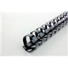 GBC Dorsi plastici a 21 anelli GBC CombBind 8 mm a4 nero 4028174 - 334641