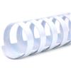 GBC Dorsi plastici a 21 anelli GBC CombBind 8 mm a4 bianco - 4028194 - 33465X