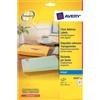 Avery Etichette in poliestere trasparenti Avery QuickPeel Inkjet - 63,5 x 38,1 mm - 525 etichette
