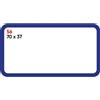 Markin Etichette bianche permanenti Markin Copiatabu 70x37 mm bordata conf. 10 pzblister da 10 ff A4 - X11056 - F01763