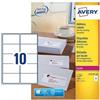 Avery Etichette per spedizioni bianche Avery BlockOut - 99,1 x 57 mm - 1000 etichette