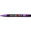 Uni Posca Marcatore a tempera Posca Uni-Ball punta tonda 0,9-1,3 mm viola M PC3M VI - F02212