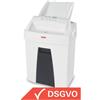 HSM Distruggidocumenti a frammenti P-4 Securio AF100 HSM bianco - 6 fogli (manuale) 100 fogli (auto) - 25 lt - 2,7 m/min