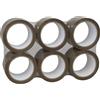 U.D. Nastro adesivo imballaggio silenzioso Avana - 48 my - 50 mm x 66 m (Conf. 6) - D10319