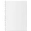 Esselte Buste forate trasparenti A4 Esselte De Luxe Riciclate alto spessore - liscia 21,7x29 cm (conf. 50)