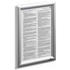 Durable Cornice a scatto Durable in alluminio - argento metallizzato A4 - 4796-23 - F00984