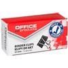 Office Products Molle fermacarte nero Office Products 32 mm - conf. 12 pz - 18093219-05 - F02029