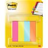 Post-It Segnapagina Post-It Poptimistic colori assortiti - 50 fogli - 50x15 mm (conf. 4)