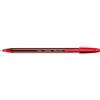Bic Penna a sfera con cappuccio Bic Cristal rossa - punta 0,7 mm - fusto trasparente (conf. 20)