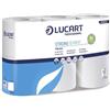Lucart Carta igienica 2 veli in pura cellulosa 300 strappi Lucart Professional Strong Maxi conf. 6 pzrotoli - 811E04 - F03005