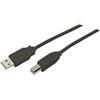 MediaRange Cavo di collegamento Media Range USB 2.0 A/B nero 5 m - R01061