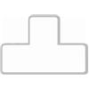 Tarifold Sticker per pavimenti a T - 15x5 cm - Tarifold bianco conf. 10 pz - B197302 - F03573