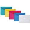 Nikoffice Busta Nikoffice portadocumenti trasparente con bottone - conf. 5 pz - formato A3 - 01NIK033/1 - F05718