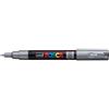 Uni Posca Marcatore a tempera POSCA Uni-Ball punta tonda 0,7 mm argento M PC1M ARG conf. 6 pz - F07959