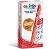 Carioca Penne a scatto cancellabili Carioca OOPS inchiostro termosensibile M 0,7 mm conf. da 12 rosso - 43043/03 conf. 12 pz - F00900