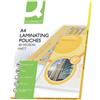 Q-Connect Pouches per plastificatrici Q-Connect 216x303 mm opache 80 micron conf. 100 pz A4 - KF24057 - F07596