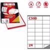 Markin Etichette multiuso bianche Markin C500 - 70 x 36 mm - 2400 etichette