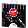 Osama Marcatore Uni Posca punta media 8 colori metal assortiti M PC5MM 8P conf. 8 pz - F05169
