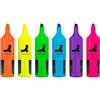 Q-Connect Set mini evidenziatori Q-Connect colori assortiti neon - conf. 6 pz - KF03774 - F07152
