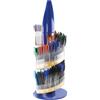 Bic Penna a sfera con cappuccio Bic Cristal colori assortiti - punta 1 mm - fusto trasparente (conf. 920)