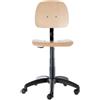 CKS Sgabello tecnico Labor Wood 50 in legno di faggio verniciato naturale CKS - R07867