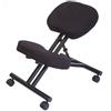 Serena Group Minneapolis Sgabello ergonomico in metallo verniciato nero - D01510
