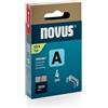 Novus Punti tipo A 53/4 Novus per fissatrice conf. 1800 pz - a filo sottile H205304 - F07557