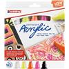 Edding Marcatore permanente Edding Acrylic Neon colori assortiti punta a scalpello 5-10 mm (conf. 5)