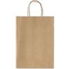 Rex Sadoch Borsa Allegra neutra sealing avana con manici in carta ritorta conf. 25 pz Rex-Sadoch 16x8x39 cm - SDS39AVN - F02871