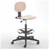 CKS Sgabello tecnico Labor Wood 60 in legno di faggio verniciato naturale CKS - R07866