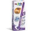Carioca Penne cancellabili Carioca OOPS con inchiostro termosensibile M 0,7 mm conf. da 12 pz viola - 43039/09 conf. 12 pz - F05582