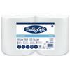 Bulky Soft Bobina multiuso 2 veli Wiper 125 m in cellulosa - bianco - Bulkysoft conf. 2 pzrotoli - 55921.E10 - F02759