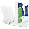 Sei Rota Raccoglitore A4 bianco Nettuno TI - 4 anelli 80 mm - dorso 10 cm - 22x30 cm