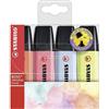 Stabilo Evidenziatore Stabilo Boss Original Mix 3 colori assortiti - tratto 2-5 mm (conf. 4)