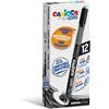 Carioca Penne cancellabili Carioca OOPS con inchiostro termosensibile M 0,7 mm conf. da 12 pz nero - 43039/01 conf. 12 pz - F00892