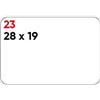 Markin Etichette bianche permanenti Markin Copiatabu 28x19 mm - conf. 10 pzblister da 10 ff A4 - X11023 - F01782