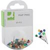 Q-Connect Spilli cartografici Q-Connect 15 mm colori assortiti Scatola da 60 pezzi - KF02030 - P00593