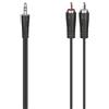 Hama Cavo Jack 3.5 mm - 1,5 metri - 2x RCA Hama nero - R07237