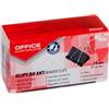 Office Products Molle fermacarte nero Office Products 15 mm - conf. 12 pz - 18091519-05 - F02031 - D10198