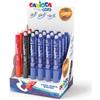 Carioca Espositore 24 penne a scatto cancellabili Carioca OOPS inchiostro termosensibile M 0,7 assortiti - 43044 conf. 24 pz - F05599
