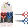 Q-Connect Forbici punta arrotondata Q-Connect colori assortiti - lunghezza 13 cm (conf. 4)