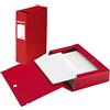 Sei Rota Scatola archivio progetti A4 rossa Sei Rota Spazio 26x36 cm - dorso 10 cm