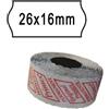 Printex Pack 10 rotoli 1000 etich. 26x16mm onda bianco perm. printex - 2616sbp7 - Z10981