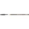 Bic Penna a sfera con cappuccio Bic Cristal nera - punta 1,6 mm - fusto nero (conf. 50)
