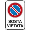 Cartelli Segnalatori Cartello alluminio 20x30cm 'sosta vietata'' - Z11322