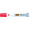 Bic Marcatore punta a scalpello per lavagna Bic Velleda 1791 rosso - tratto 3,3-4,6 mm (conf. 12)