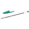 Bic Penna a sfera con cappuccio Bic Cristal verde - punta 1 mm - fusto trasparente (conf. 50)