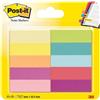 Post-It Segnapagina Post-It Notes Markers colori assortiti - 50 fogli - 12,7x44,4 mm (conf. 10)